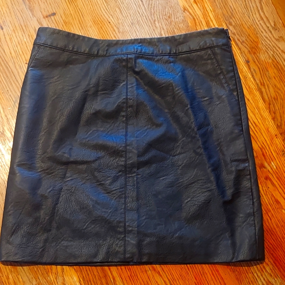 TopShop Leather Skirt